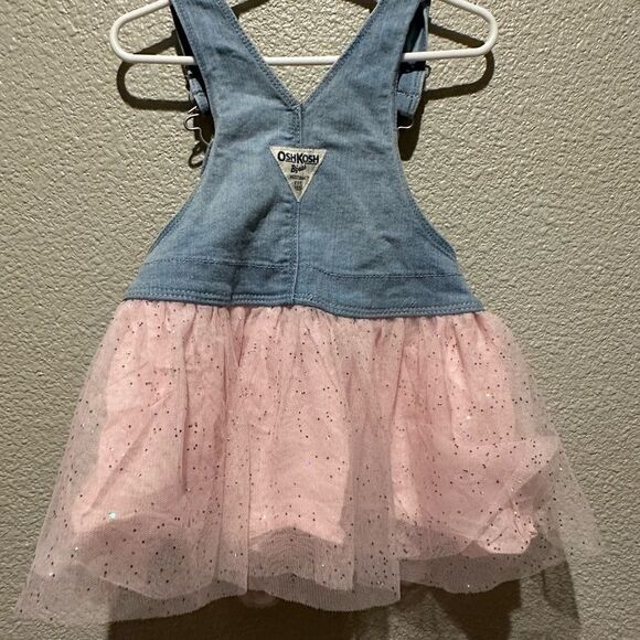 OshKosh B’Gosh Unicorn Girl Dress Overalls Size 2T - Picture 6 of 9